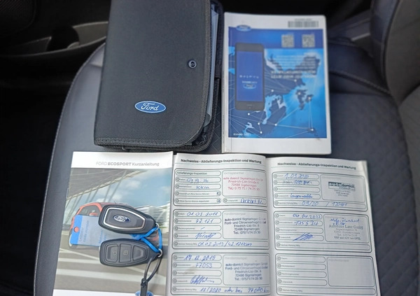 Ford EcoSport cena 41900 przebieg: 145000, rok produkcji 2016 z Wałbrzych małe 466
